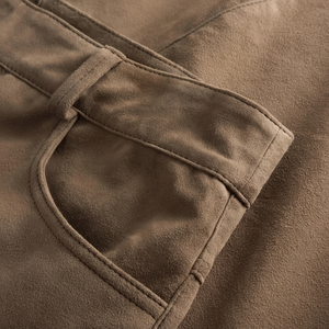 Jupe en cuir pour femme, taille haute, fendue, style midi, coton, mode décontractée d'hiver 2025, avec logo personnalisé, design haut de gamme - Product Image 1