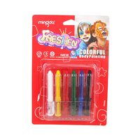 Vente chaude 6 couleurs sûr visage corps peinture Crayons de maquillage corps visage peinture bâton Non toxique adultes enfants visage peinture Crayons
