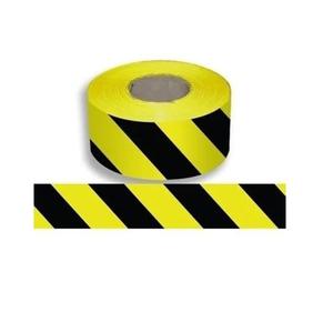 Ruban de signalisation jaune et noir personnalisé de 100 m, imprimé sur mesure, à prix raisonnable - Product Image 1