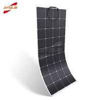 Panneau solaire flexible 200W 12V Kit de système solaire monocristallin Module photovoltaïque de panneau solaire pour la maison RV caravane bateau batterie