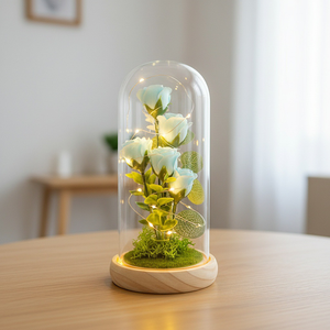 Roses éternelles préservées en verre à <span class=keywords><strong>prix</strong></span> d'usine pour la Fête des Pères - Durée de vie de 3 à 5 ans - Product Image 2
