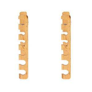 Support à cannes à pêche en bois, <span class=keywords><strong>horizontal</strong></span>, sur mesure, pour exposition en magasin, support vertical pour cannes à pêche pour garage et maison, installation facile - Product Image 6