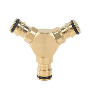 Yod Custom - Service d'usinage CNC <span class=keywords><strong>de</strong></span> précision pour composants : Raccord <span class=keywords><strong>de</strong></span> couplage en laiton en Y à 3 voies pour tuyau d'arrosage, joint <span class=keywords><strong>de</strong></span> raccord <span class=keywords><strong>de</strong></span> 1/2 pouce, haute performance - Product Image 4