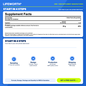 LIFEWORTH Frutta e Frutti Variati 20 G Proteine in Polvere Trasparente Bustine da 20g <span class=keywords><strong>4</strong></span> Gusti Zero Zuccheri Nutrizione Sportiva Frullato Quotidiano - Product Image 6