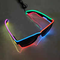 Nouvel Arrivage Lunettes LED Colorées à Fil Lumineux – Fabricant Direct – Lunettes de Soleil Lumineuses Fantaisie pour Remise de Diplôme, Pâques, Noël