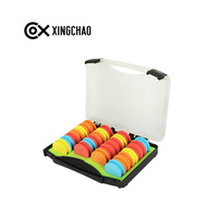 Ensemble de bobines en mousse EVA colorées personnalisables pour la pêche à la carpe, avec boîte de rangement pour lignes principales et leaders, et kit Chod Zig Rig