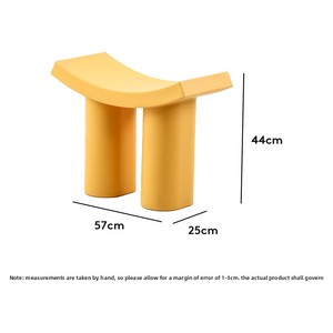 Taburete Infantil de Plástico con Diseño de Elefante Nórdico, Banco Portátil para Cambiar Zapatos en la Entrada, Taburete Bajo Moderno y Minimalista para el Hogar - Product Image 6