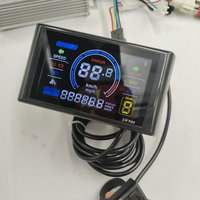 Écran LCD couleur W900 avec interface USB et interrupteur pour la configuration des données, pièce de rechange pour vélo électrique, scooter, VTT, DIY