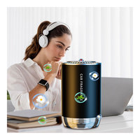 Diffuseur de parfum intelligent pour voiture et hôtel Start Stop Diffuseur d'huiles essentielles sans eau en alliage de type C de 50ml avec 1 an de garantie