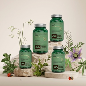 Flacons en verre ambré pour médicaments et compléments alimentaires, contenants pharmaceutiques de 100 ml et 150 ml, pour pilules/capsules - Product Image 1