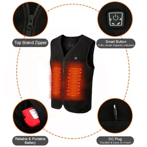 <span class=keywords><strong>Gilet</strong></span> <span class=keywords><strong>chauffant</strong></span> électrique intelligent 7.4v à température contrôlée pour hommes et femmes <span class=keywords><strong>avec</strong></span> <span class=keywords><strong>batterie</strong></span> pour l'hiver - Product Image 2