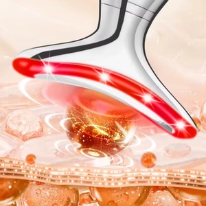 New Electroplating Vibration Hot Compress Face Beauty Device Portable Home Neck Personal Care Skin Firming Beauty Instrument - Product Image 4