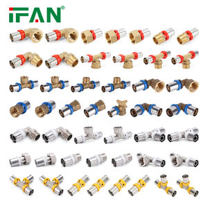 Conector de Tubería <span class=keywords><strong>Multicapa</strong></span> PEX AL PEX de Fábrica OEM IFAN, Conector en Forma de U y TH, Accesorios de Latón para HVAC, Conexiones de Presión PEX - Product Image 1