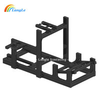 Siège en métal aluminium Avion complet SIM Racing Rig Driving Simulator 8040 4040 12040 16040 Extrusion d'aluminium noir