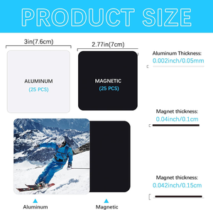 Magneti per Frigorifero Personalizzabili con Sublimazione, Magneti per Frigorifero con Logo Personalizzato, Magneti per Frigo - Product Image 2