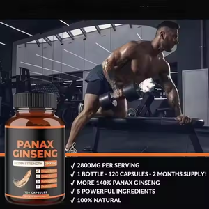 OEM Panax Ginseng chiết xuất nhân sâm viên nang-Panax Ginseng + Ashwagandha + củ cải đường + chiết xuất trà xanh, - Product Image 5