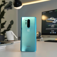 OnePlus 8 Pro 5G Débloqué 8+256 Go 120Hz AMOLED QHD Snapdragon 865 Appareil Photo 48MP Charge Rapide Mobile LTE Anglais/Espagnol/Français