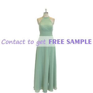 <span class=keywords><strong>Robe</strong></span> de soirée dos nu TEENYEE, col montant, pour femme, couleur <span class=keywords><strong>sauge</strong></span>, idéale pour <span class=keywords><strong>demoiselle</strong></span> d'honneur - Product Image 4
