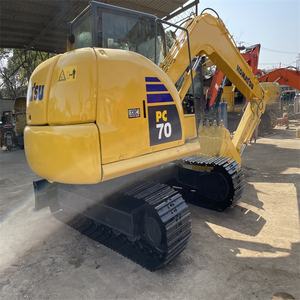 รถขุดดินระบบไฮดรอลิก7ตันมือสองรถตักตีนตะขาบ PC70-8 PC56 PC60 PC110สภาพดี - Product Image 3