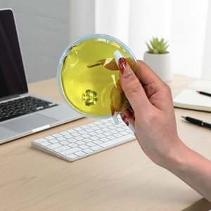 Factory Eco-Friendly Non-Toxic Customizable Logo Reusable 10x10CM Round <b>Heat</b> <b>Pack</b> Magic Gel Pad with CE Certification - Product Image 1