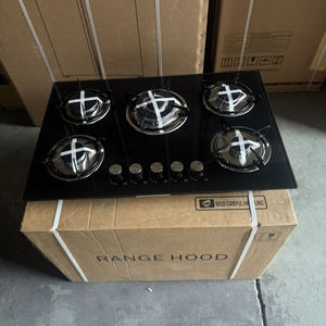 Cuisinière à gaz <span class=keywords><strong>LG</strong></span> Quality HUAZOS 5 brûleurs, plaque de cuisson en verre trempé épaissi et fonte, compatible GPL/GN, allumage électronique - Product Image 3