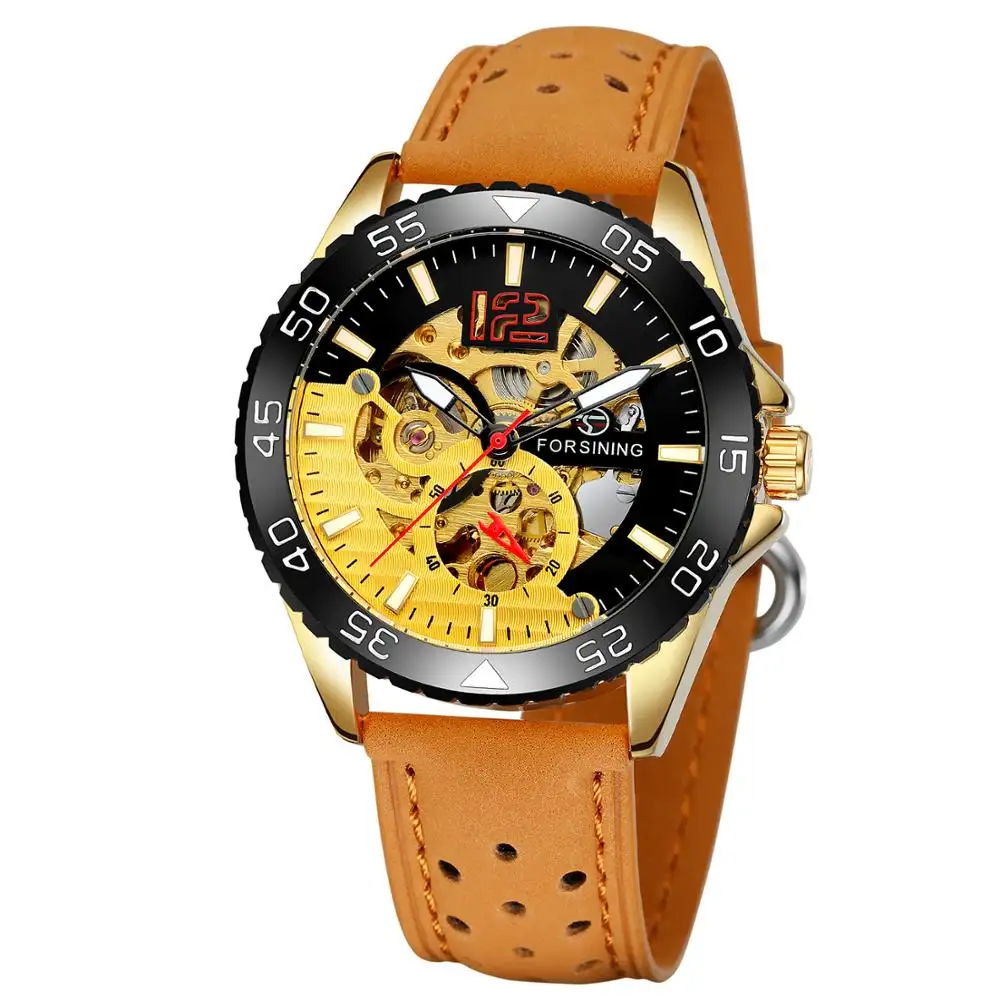 Forsining Factory Orologio Uomo Bayan Saat Brand Your Own Decoration Male Automatic Watches Men Luxury Skeleton Mechanical Watch