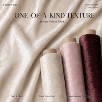 Tissu en polyester 100% de 140g, velours d'acétate lisse, effet froissé à la main, coupe oversize, pour vêtements de style interchangeable