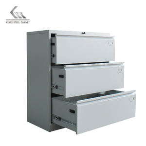 Tiroir de classement de bureau Offre Spéciale largeur 3 tiroirs classeur placard de rangement en métal avec serrures - Product Image 3