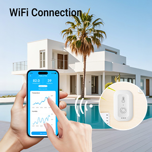 WiFi Thermometer Hygrometer,Smart Temp Humidity SensorApp Alert & Data <b>Storage</b>,<b>Remote</b> Monitor for Greenhouse Nursery,2.4GHz Only - Product Image 2