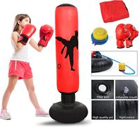 Sac de boxe gonflable le plus vendu en usine pour équipement de boxe pour enfants et adultes, karaté de frappe, taekwondo