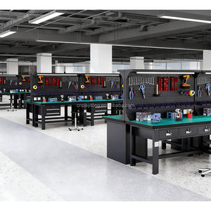 Garagem Armários e Bancada Heavy Duty Garagem Armazenamento Bancada De Madeira Top Profissional Ferramenta Gabinete Work <span class=keywords><strong>Bench</strong></span> - Product Image 3