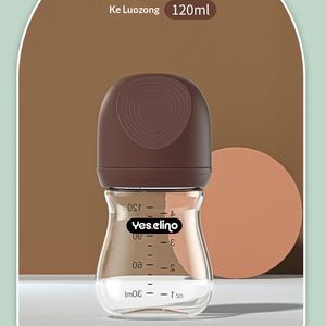 Bouteille d'alimentation pour bébé nouveau-né personnalisée OEM ODM, anti-flatulences, large goulot, tasse pour bébé, bouteille d'eau potable pour bébé, bouteille Mik - Product Image 5