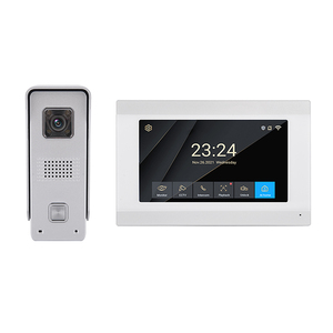Sonnette vidéo intelligente WiFi Caméra <span class=keywords><strong>couleur</strong></span> 1080P avec vision nocturne <span class=keywords><strong>Interphone</strong></span> intérieur extérieur Câblage 4 fils Fonction de surveillance Type carte - Product Image 2