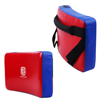 Cible de Coup de Pied Courbée Rouge en Gros, Logo Personnalisable, Équipement d'Entraînement pour Jeunes Enfants en Boxe, Taekwondo et Arts Martiaux Iraniens