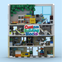 Jouets en briques de plastique personnalisés, design sur mesure, kits de construction, blocs de construction de modèles personnalisés