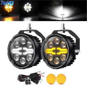 Nouvelles lumières de moto avec faisceau haut et bas, blanc ambre, DRL, projecteur externe dimmable pour <span class=keywords><strong>BMW</strong></span> F850 <span class=keywords><strong>GS</strong></span> F900 GR - Product Image 1