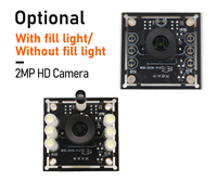 Module de caméra USB 2MP 1080P 60fps haute vitesse, grand angle 102 degrés, webcam UVC avec microphone pour usage industriel