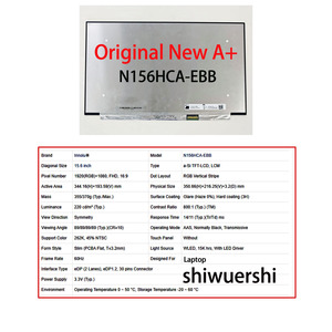SHIWUERSHI Écran LCD 15,6 pouces 1920x1080 EDP 30 broches N156HCG <span class=keywords><strong>EN1</strong></span> GT1 <span class=keywords><strong>N156HCE</strong></span>-<span class=keywords><strong>EN1</strong></span> N156HCA EBB EBA EAB GA3 GA4 EA1 - Product Image 3