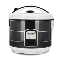 Cuisinière à riz électrique de luxe 2,8 litres, modèle neuf, pour étudiants et usage domestique, fabriquée en Chine, avec fonction manuelle, capacité 4L et 1,8L