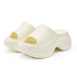 Sandalias de Verano para Mujer Guru, EVA, Blancas, con Punta Abierta, Suela Gruesa, Antideslizantes, Transpirables, Sin Olor - Product Image 1