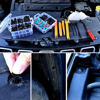 Nouveau Kit de 725 Clips de Fixation en Plastique de Haute Qualité pour Voiture, 19 Tailles, Fixations Universelles pour Auto, Rivets à Poussoir, Outils de Garniture, Vente en Gros