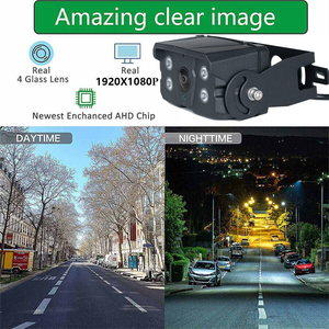 4Pin Heavy Duty xe AHD 1080p <span class=keywords><strong>Rear</strong></span> <span class=keywords><strong>View</strong></span> Backup máy ảnh đảo ngược tầm nhìn ban đêm không thấm nước kim loại trường hợp 12V 24V cho xe tải van rvs - Product Image 3
