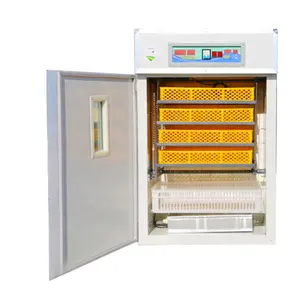 Equipamentos de Avicultura Completa Automatic 360 Ovos de Galinha 352PCS Incubadora Automática 300 Ovos Na Etiópia
