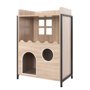 Casa de madera para perros y gatos, muebles para el hogar - Product Image 3
