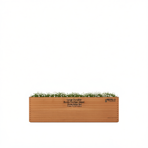 LAREDEL O Jardinière surélevée en acier corten rouillé, grande et durable, pour fleurs et plantes - Product Image 1