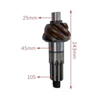 Ensemble de couronnes et pignons de différentiel pour chargeuse sur pneus EQ1061, ajustement parfait, pièces de rechange de haute qualité