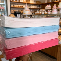 Essbares Waferpapier Tortendekoration 0,35mm 100 Stück pro Beutel Mehrfarbiges Essbares Reispapier für Zuckerblumen Tortendekoration