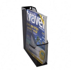 SAM Metal Mesh Magazine <b>File</b> Rack Desk <b>Organizer</b> - Product Image 1