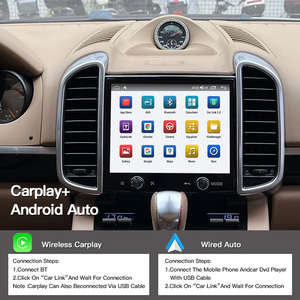 HFMidia 8,4 pouces Autoradio Multimédia Android 15 pour Porsche Cayenne 2010-2017 avec 4G LTE WiFi CarPlay sans fil et GPS - Product Image 4