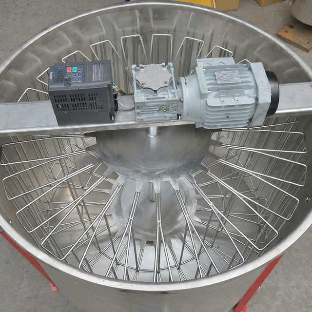 New 24-Frame Stainless Steel Beekeeping Electric Honey Extractor with Core Motor Component Farm Applicable Honey Separator
